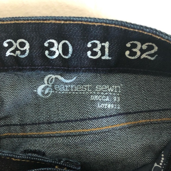 earnest sewn nwt straight leg jeans 25 - Picture 3 of 6